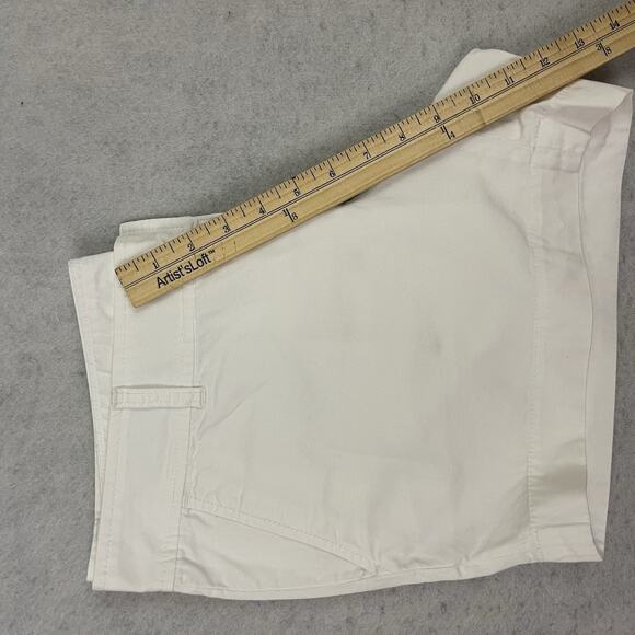 Lilly Pulitzer Callahan Knit Shorts Size 12 Large Resort White 5” Inseam Casual - Picture 6 of 11